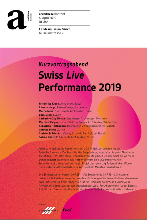 Swiss Live Performance 2019