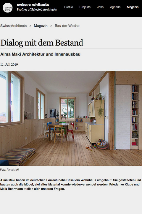 Haus Käfer ist Bau der Woche
