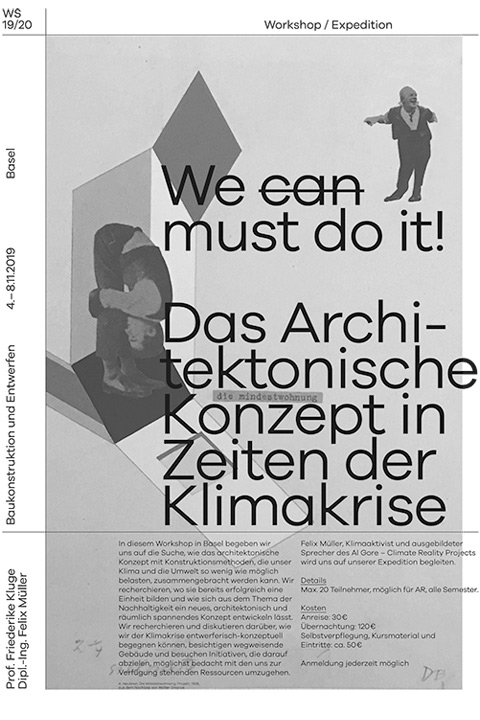 Workshop - We can/must do it!