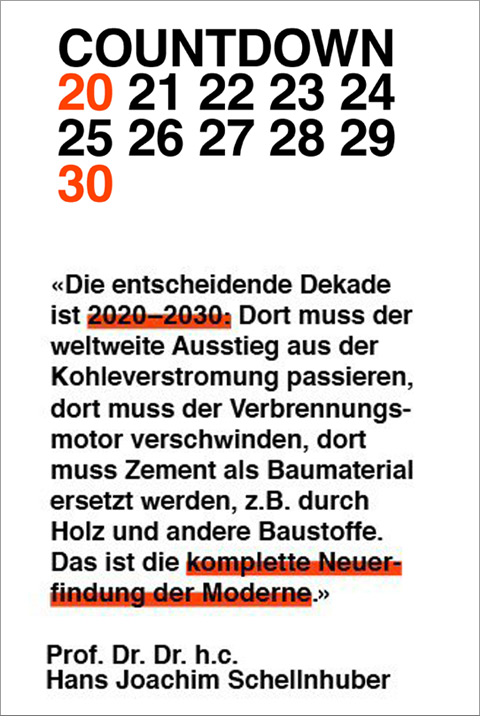 Gründung des Vereins Countdown 2030
